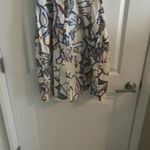 COS  Women Size 4 Dress Printed Draped Sleeved Geometric Floral Print Blu… Photo 6