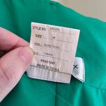 After Six  Green and Silver Strapless Cocktail Prom Formal Dress Photo 3