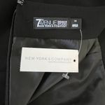 Ny Collection NY & Co 7th Avenue Design Pencil Skirt 16 Black Back Cinch New Photo 5