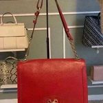 Salvatore Ferragamo  Rory sofiano shouldre bag in deep red color. Photo 0