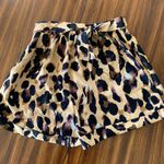 SheIn EUC Leopard Animal Print Shorts L Photo 0