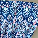 Divided  by H&M Bohemian Aztec Geometric Print Neon Mini Skirt, Size 6 Photo 13