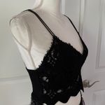 Free People Ilektra black crochet-lace bra top Photo 9