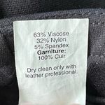 J.Crew  Black Pixie Jodhpurs  Leather Panels Work Equestrian Leggings Pants 4 Photo 7