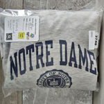 Champion Sweatshirt Vintage Jr XL Notre Dame Fighting Irish Hoodie Gray Academia Photo 13