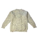 VTG Acorn 100% British Wool Aran Cable Knit Size Large Fisherman Sweater Unisex Photo 2