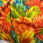 Vibrant Orange and Yellow One Piece Swimsuit with Spaghetti Straps Size M Photo 3