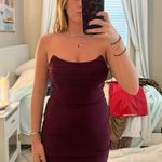 maroon dress Red Photo 1