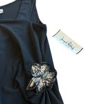 Joseph Ribkoff Trends Black Y2K Asymmetrical Shirt Blouse Top Size 14 Womens NWT Photo 3