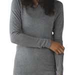 Lululemon Sunshine Coast Long Sleeve Heathered Medium Grey Size 4 Photo 0