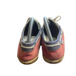 Vans  Chauffette Women's‎ Boat Shoes Aqua Sea/Calypso Coral Canvas Slip-On Size 8 Photo 3