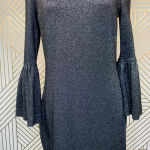 Ted Baker  Hanneh Fluted Metallic Knit Mini Dress‎ Photo 4