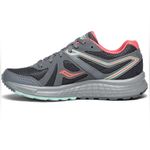 Saucony  Grid Cohesion TR11 Running Shoes (size 9.5), Grey, Peach Photo 2