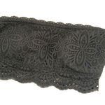 Gilly Hicks Black Scallop Lace Bandeau Bralette S Photo 0