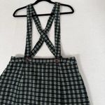 Anthropologie Maeve Green Plaid Pinafore Skirt Overalls Suspender Size 14 Photo 3