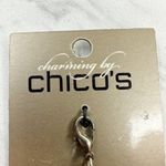 Chico's Vintage Charming by Straw Hat with Hidden Lizard Charm Made in USA Photo 2
