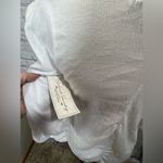 French Laundry NWT white tie front shirt small Photo 8