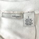 Halogen New Pleated Peplum Knit Top Short Sleeve Color Block Hem Petite Small Photo 12