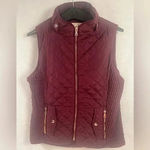 Miami  Quilted Vest Women Medium Full Zip New Photo 0