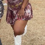 Windsor  Strapless Ruffle Mini Dress Photo 4