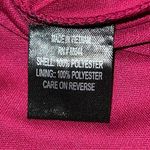 GLAMOUR nights size 12 sleeveless fuchsia dress lined rhinestone accent neck NEW Pink Photo 6