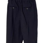ZARA Woman Front Pleated Straight Ankle Cuffed Trouser Pants Photo 4
