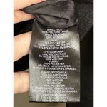 DKNY Women’s  Black Zip Up Faux Leather Long Sleeve Bomber Jacket Size Small Photo 7