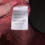 Large peach color fringe circle scarf Pink Photo 2