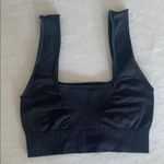 Free People Karma Square Neck Sports Bra Black Size M Photo 1