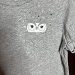 Kate Spade New York Broome Street Heather Gray Owl Stars Cotton Tee Size Large Photo 2