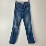 frame denim Frame Le Sylvie Slender Straight Distressed‎ Crop Jeans Size 24 Photo 1