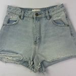 Rolla's NWT Rolla’s dusters high rise distressed slim jean denim shorts size 25 Photo 0