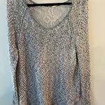 Free People  Small Sweater Pullover Loose Open Knit Crochet Lace Boho Festival Photo 0