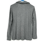 Soma  size XS gray black polka‎ dot button up pajama set long sleeve pants Photo 3