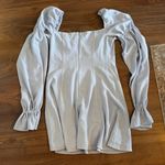 BOSKEMPER Puff Sleeve Mini‎ Dress White Size M Photo 3