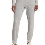 Splendid NWT  Embroidered Hearts Knit Joggers Photo 0