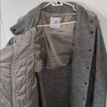 Wool Bogner Gray Hooded Coat Size 6 Photo 11