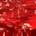 Free People Color Colour My World Jumpsuit Red Floral Beige READ PLEASE Pants Photo 9