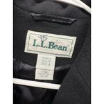 LL Bean Peacoat Womens Size 6 Vintage Wool Cashmere Blend Lined Casual Dress Black Photo 1