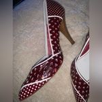 Miss Sixty  red perforated heels y2k Italy designer pumps indie spring boho Photo 2