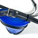 Alexander McQueen Mini The Curve Leather Crossbody Bag Electric Blue NEW Photo 8