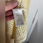 Cyrus  Sz L Beiege Hooded Openwork Mesh Crochet Pockets Loose Oversized Cardigan Photo 14