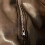 ASTR  The Label Brown Carmen Faux Leather Strapless Mini Dress - Size Small Photo 6