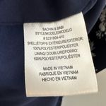 Sachin + Babi NWT Floral Chelsea One-Shoulder Gown Dress Navy & Ivory Peony SZ 4 Photo 7