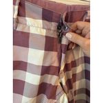 Burton  Stow Cargo Pant Womens 28W Purple White Plaid Snowboard Waterproof Pants Photo 3