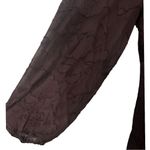 Midnight Doll Dillard’s Black Long Sleeve Mini Short Jacquard Smock Dress Size Medium Photo 3