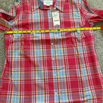 Charter Club Shirt Shop Multicolor Plaid Shirt Red Size 10 Photo 6