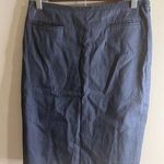 Ann Taylor size 4 navy pin stripe pencil skirt Photo 0