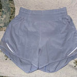 Lululemon  Hotty Hot Shorts 4inch Pastel Blue Mid Rise Photo 0