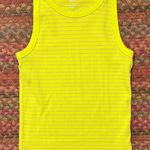 Gap  LIME STRIPE HIGH NECK RIBBED TANK Photo 0